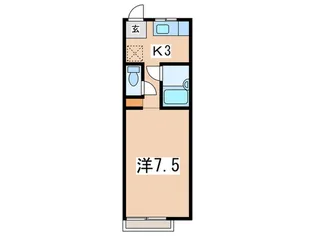 ハイツ ノン【2階】の間取り