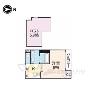 ハーモニーテラス景勝町2【1階】の間取り