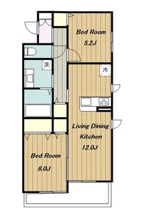 トロアモリール【2階】の間取り