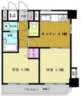 ライオンズプラザ桜ケ丘駅前【5階】の間取り