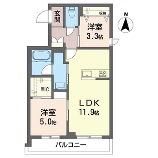 ハレ フアラライ【3階】の間取り