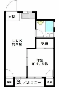 土屋マンション【5階】の間取り