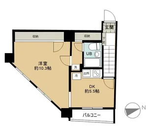 藤和シティスクエア吉祥寺【6階】の間取り