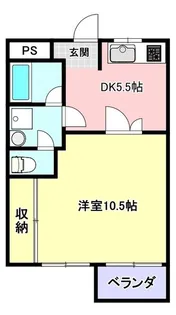 スワローハイツ【1階】の間取り