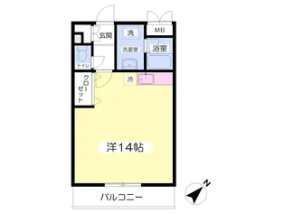 プランドールヒルズ【1階】の間取り