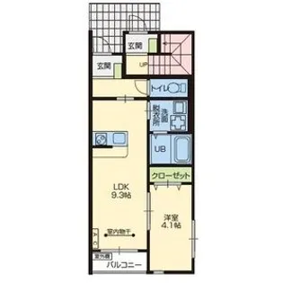 エムロード【1階】の間取り