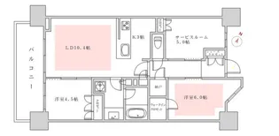ライオンズ南千住グランプレイス【3階】の間取り