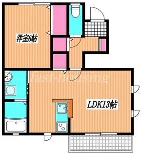 LUCIA武蔵野【1階】の間取り