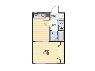 コーポプランタン【2階】の間取り