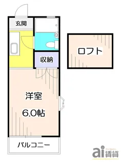 ヴィラロシナンテ【2階】の間取り