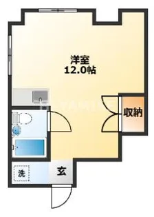 アバンセこおろぎ【1階】の間取り