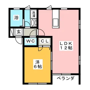 パールホワイト【1階】の間取り