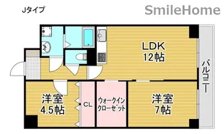 パークモダン住之江公園【9階】の間取り
