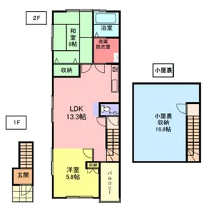 サファイア北条【2階】の間取り
