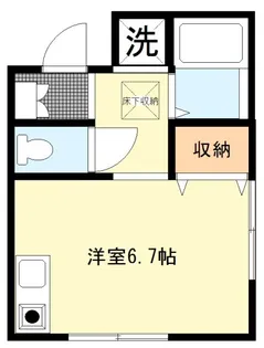 コーポ石原【1階】の間取り