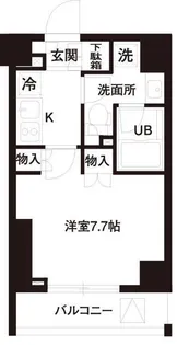 レジディア白金高輪【2階】の間取り