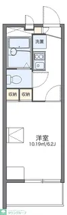 レオパレスグランドパレス春日部【1階】の間取り