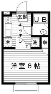 栄光ハイツ【2階】の間取り