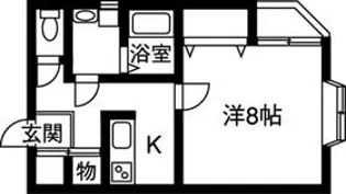 ロイヤルコート浜松町【1階】の間取り