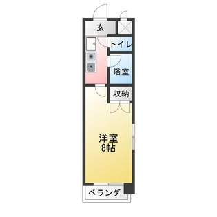 サンヴィエール神山【5階】の間取り