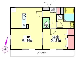 栄町3丁目さくら草【2階】の間取り