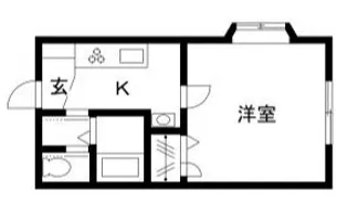 ルミエール【1階】の間取り