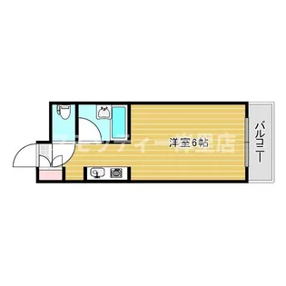パラディ梅南【1階】の間取り