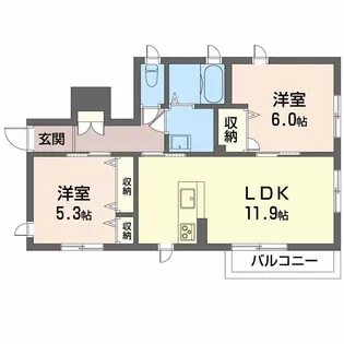 toramonto【1階】の間取り