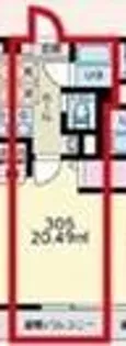 Hills Steeds【3階】の間取り