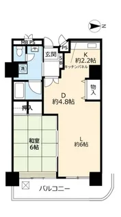 UR武庫川【17階】の間取り