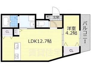 パロス茨木サウステラス【2階】の間取り