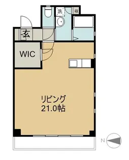 ナチュラルタウンI【3階】の間取り