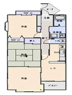 ロハスYK【2階】の間取り