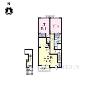 エフティナイン【2階】の間取り