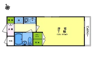 ドルチェ品川【2階】の間取り