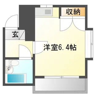 ルーム沢岻【1階】の間取り