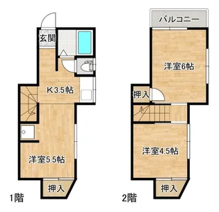 クローバーIIの間取り