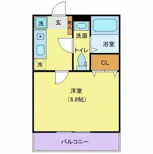 MQuarto湘南海岸公園I【2階】の間取り