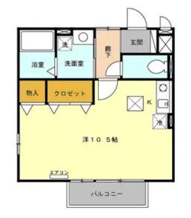 クアルト【1階】の間取り