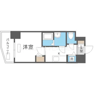 ファステート大阪ドームシティ【2階】の間取り