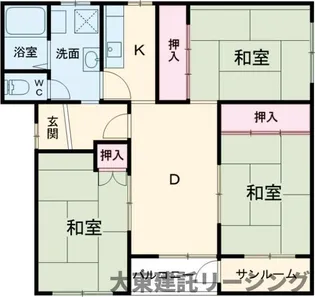 ハイツフォレックス【2階】の間取り