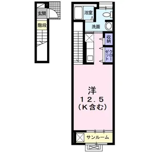 エルファ【2階】の間取り