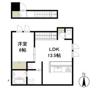 ラフィネ・フルール【2階】の間取り