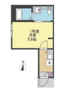 フェリチタ中野島【3階】の間取り