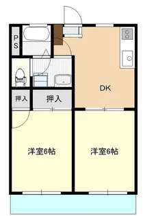 若松ハイツ【3階】の間取り