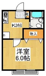ハウスエイティエイト【1階】の間取り