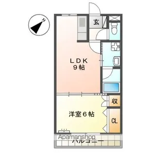 パールシャイン【1階】の間取り