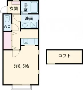 ABCフラッツA【2階】の間取り