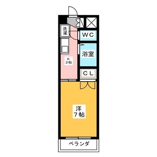 ラモヴェール白壁【4階】の間取り