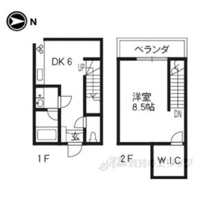 ルミエールメゾン修学院【1階】の間取り